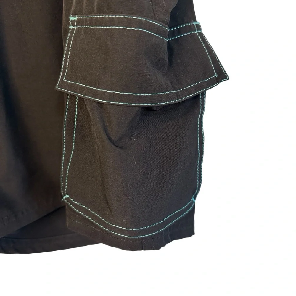 Dutch Bros Swim Shorts XXL Black Thick Quality Pockets Belt DB 1992 RARE